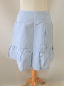 21.miu miu skirt 36 MiuMiu a little lustre light blue 