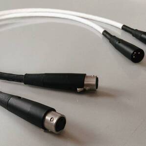 XLRケーブル1mペア★X-RZX★世界最強技術「独立多芯&独立シ-ルド」超ス-パ-導体仕様!低重心独特の強力な再現力に自信有り!新品