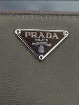 ☆未使用☆　PRADA ナイロン ラウンドファスナー長財布 1M0848　TESSUTO EBANO_画像3