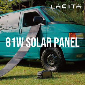 ポータブル電源 ソーラー ソーラーパネル ソーラーチャージャー 折りたたみ式 LACITA 81W ソーラー充電器