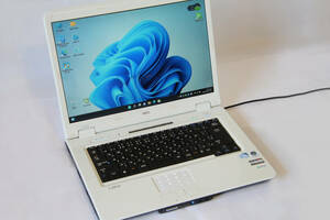 NEC ノートパソコン PC-LL550TG1Y Windows11 PRO SSD128GB換装 ACアダプター付き 放熱系清掃済み 送料無料