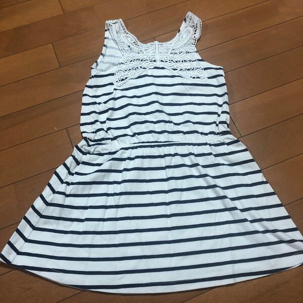 ワンピース ボーダーワンピ H&M 4-6 110/116 子供服