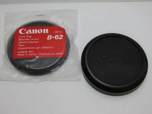 Canon Lens Cap 62mm (Slip-on type) キャノン レンズキャップ （被せ式） 未使用品 ＋ 中古品