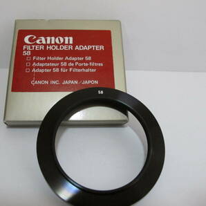 Canon Adapter 58 for Gelatin Filter Holder キャノン アダプター （ゼラチンフィルターフォルダー用）の画像1