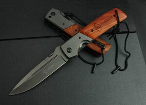 【新品 送料無料】FARDEER KNIFE 高品質屋外折りたたみナイフDA52 屋外キャンプのサバイバル用の大きな狩猟用ナイフ 釣りナイフ