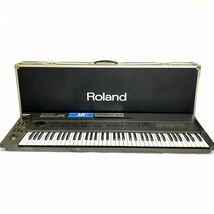 Roland Super JX POLYPHONIC SYNTHESIZER JX-10 ローランド シンセサイザー フットペダル マイク VR-103 ハードケース 説明書 _画像2