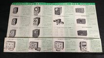 【昭和レトロ】『National(ナショナル)TEST EQUIPMENT(測定器) 総合カタログ』昭和20年代後半/オシロスコープ/スタビライザー/ジェネレータ_画像4