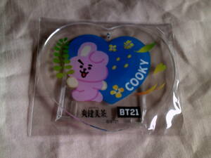 ★★BT21 爽健美茶 アクリルスタンドコースター COOKY 懸賞　当選品 BTS　新品未開封★