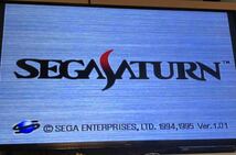 ★ほぼ未使用　超美品　無傷　SEGA(セガ) SS セガサターン 本体 HST-0014 ライトグレー 白サター　SEGASATURN セガ・サターン　_画像2