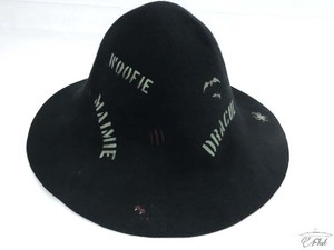 美品 ウィアード WEIRDO WRD-18-AW-G01　MONSTER HAT モンスターハット ウール フェルト 帽子 black -