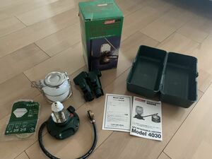 90sレア【Coleman】4030 HPXJ HPX DETACHABLE LANTERN ガスランタン アウトドア キャンプ コールマン 中古 ガス分離式 PRIMUS 英国製 UK