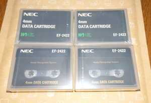 DDS4 NEC 4本 EF-2422 未使用品 DAT テープ 