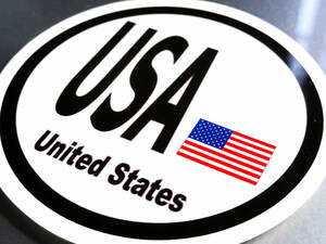 Z0F-Mg* America национальный флаг USA круглый [ магнит specification ]20cm размер круглый * звезда статья флаг * оригинал магнит стикер магнит american машина NA