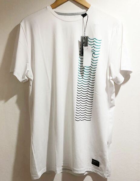 XL【新品】O'NEILL メンズ UV Tシャツ サーフブランド 半袖 ホワイト オニール ハイブリッド 春夏 丸首