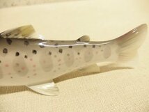 0620257w【Noritake Studio Collection 魚 フィギュリン 2点】あまご？ヤマメ？川魚/陶器製 置物/中古品_画像4