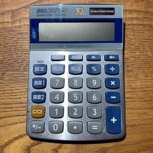 【訳ありジャンク品】ジェントス 電卓 D-3350TE