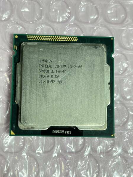 ●BIOS起動確認済み　intel Core i5-2400 第2世代プロセッサー　CPU 4コア４スレッド　3.10GHz パソコン　パーツ　【菅2286】