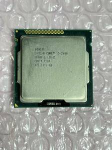 BIOS起動確認済み　intel Core i5-2400 第2世代プロセッサー　CPU 4コア４スレッド　3.10GHz パソコン　パーツ　【菅2291】