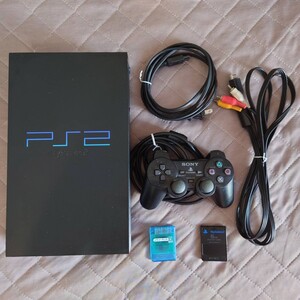 PS2本体 39000 メモリーカード2枚 ソフト3種