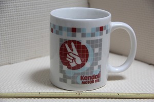 陶器製 ケンドル オイル マグカップ 検索 Kendall ロゴ マーク 自動車 モーター オイル グッズ コップ マグ