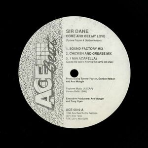 試聴 Sir Dane - Come And Get My Love [12inch] Ace Beat Records US 1994 House