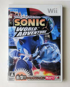 WII ソニック ワールド アドベンチャー SONIC UNLEASHED WORLD ADVENTURE ★ NINTENDO WII / WII U