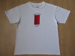 90's GENERAL RESEARCH 1999年 Welcome to #102 Tシャツ L ホワイト ジェネラル リサーチ ONEITAマウンテン MOUNTAIN 小林節正 写真ART芸術