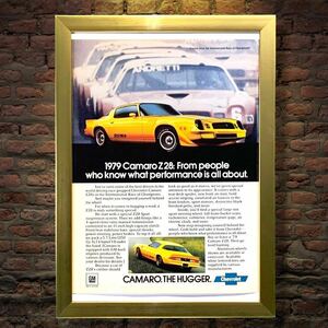 1979 USA подлинная вещь Chevrolet Camaro Z28 2nd реклама / каталог старый машина chevrolet Camaro миникар табличка постер товары колесо детали оригинальный 