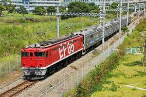 鉄道 デジ 写真 画像 205系 仙石線用車両 EF65-1118牽引 配給輸送 1