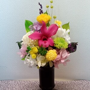 プリザーブドフラワー仏花 お仏壇用 花器活け