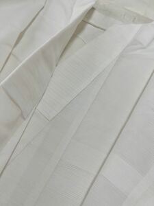 絽 長襦袢 単衣 薄物 夏物 襦袢 白 美品 着物 和装
