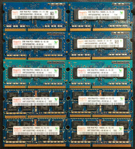  SUMSUNG / 2GB X 10枚 計20GB / PC3-10600S / HMT325S6BFR8C-H9他 / WIN & MAC 使用可 送無