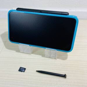 状態良 Newニンテンドー2DSLL 本体 ブラック/ターコイズ 任天堂 JAN-001 動作確認済 2DS LL
