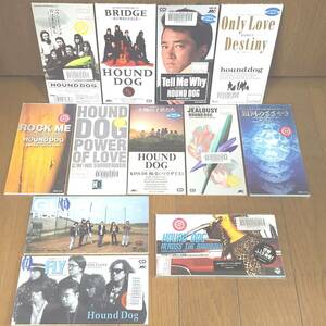 8cmCD12枚セット HOUND DOGハウンドドッグBRIDGE大地の子供たちGLORY TELL ME WHY日はONLY LOVE銀河ROCK ME FLY JEALOUSY POWER ACROSS/8cm