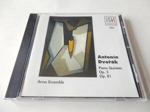 CD/室内楽/ドヴォルザーク- ピアノ五重奏曲- アルクス.アンサンブル/Dvorak- Piano Quintets Op 5 and Op 81 - Arcus Ensemble