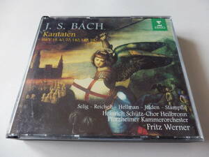 2CD/バッハ-カンタータ集- ヴェルナー- シュッツ合唱団- プフォルツハイム管/Bach- Kantaten- Werner- Schutz Chor- Pforzheimer orchester