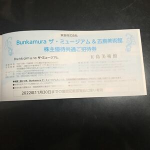 Bunkamuraザ・ミュージアム、五島美術館招待券