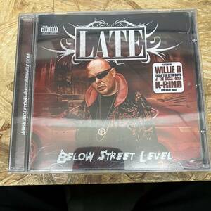 ● HIPHOP,R&B LATE - BELOW STREET LEVEL アルバム,G-RAP CD 中古品