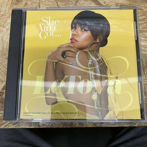 ● HIPHOP,R&B LETOYA - SHE AIN'T GOT... INST,シングル! CD 中古品