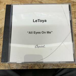 ● HIPHOP,R&B LETOYA - ALL EYES ON ME INST,シングル!! CD 中古品