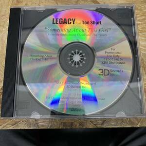 ● HIPHOP,R&B LEGACY FEAT. TOO SHORT - SOMETHING ABOUT THIS GIRL シングル,PROMO盤 CD 中古品