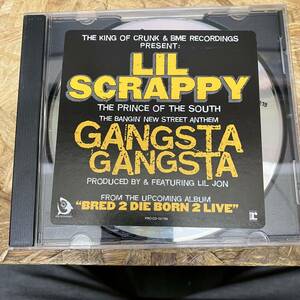 ● HIPHOP,R&B LIL SCRAPPY - GANGSTA GANGSTA INST,シングル,PROMO盤! CD 中古品