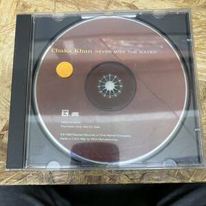 シ● HIPHOP,R&B CHAKA KHAN - NEVER MISS THE WATER シングル,PROMO盤 CD 中古品