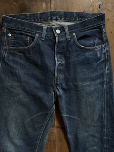 Special LEVIS 501 66前期 濃紺 鬼ヒゲ 蜂の巣 程度良好 ヴィンテージ ビンテージ オリジナル赤耳後期501xx501zxx502505BIGE1974年