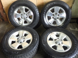 ★条件付送料無料 【17×7.5JJ】 TOYOTA トヨタ 純正 ★PCD:139.7★6穴★オフセット:30？（画像参照）★4本★タイヤおまけ付き