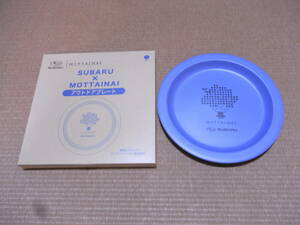  Subaru *SUBARU×MOTTAINAI * out door plate * blue 