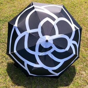 カメリア折り畳み傘 日傘 雨 UVカット ブラック