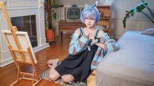 ウィッグ付きRe:ゼロから始める異世界生活 レム パジャマ