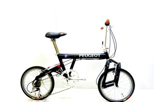 下松)プジョー PEUGEOT PACIFIC 18 2003年頃モデル アルミ 折りたたみバイク ミニベロ ワンサイズ 8速