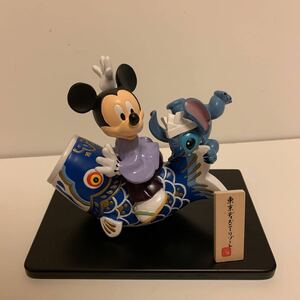 * rare * rare * Tokyo Disney resort Mickey & Stitch Boys' May Festival dolls koinobori .. thing day edge .. .. figure 